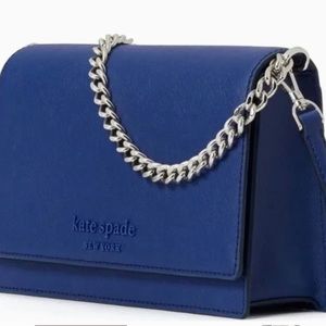 Kate Spade Convertible Crossbody- Cameron Monotone in deep azure (dark blue)